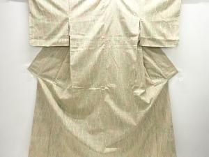 未使用品　抽象模様織り出し西陣お召着物